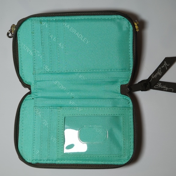 Vera Bradley Flower Shower All-in-One Women's Wristlet Wallet RFID Protection - Picture 3 of 5